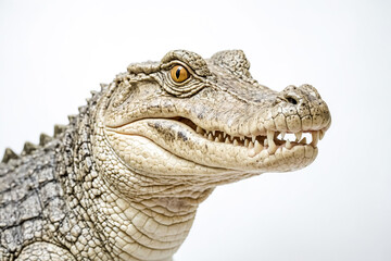 Obraz premium Close-up of a Crocodile's Head with Open Mouth