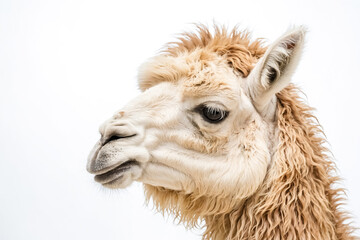 Fototapeta premium Close Up of a Alpaca's Face