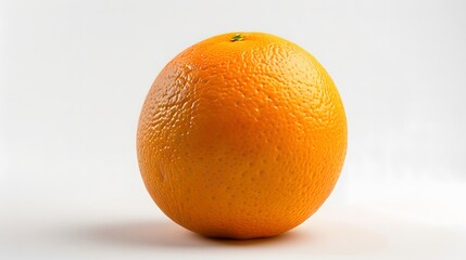 Super Realistic Orange on a White Background
