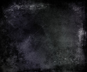 Dark grunge scratched background, old distressed horror texture