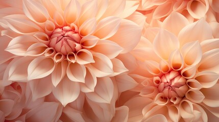 Fototapeta premium Beautiful pink dahlia flowers as background, closeup view