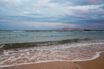 View of the coast of Red sea