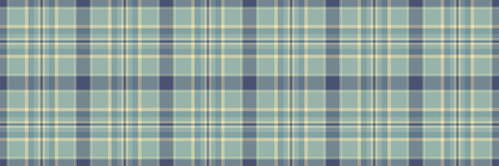 Invitation fabric tartan pattern, bedroom seamless check textile. Ireland background plaid texture vector in pastel and blue colors.