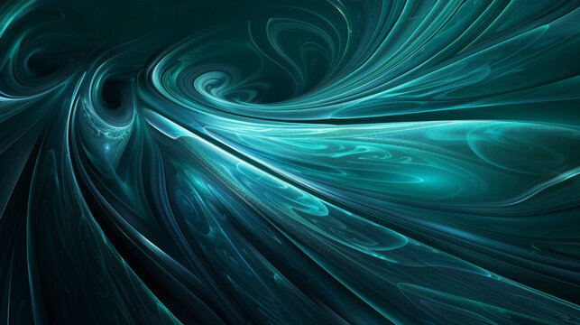 Iridescent fractal patterns on a dark teal background: Mystical and modern, great for sci-fi or futuristic designs, the iridescent patterns and teal backdrop create a visually captivating and sleek