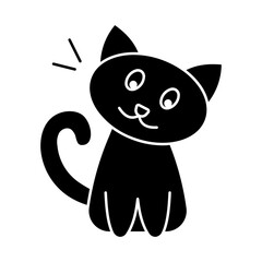 Cute Cat Glyph