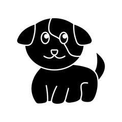 Cute Dog Glyph
