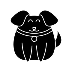 Cute Dog Glyph