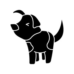 Cute Dog Glyph