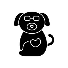 Cute Dog Glyph