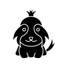 Cute Dog Glyph