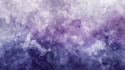 Obraz premium Ethereal Purple Watercolor Wash Background - Soft Artistic Texture for Digital Painting Projects