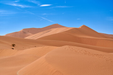 Dunes near Sossuvlei in Namibia