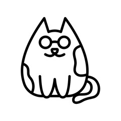 Cute Cat Lineart
