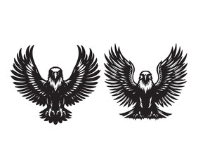 Eagle Silhouette Vector logotype