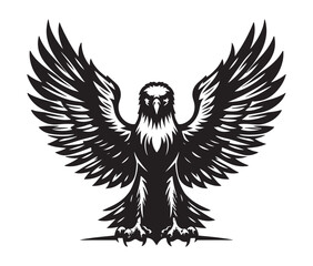 Eagle Silhouette Vector logotype