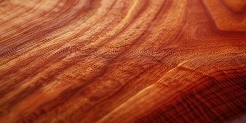 Obraz premium Closeup textured background of brown wavy lines and shades forming wood surface in nature