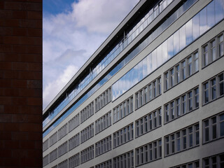 Low angle view of a building against the sky 