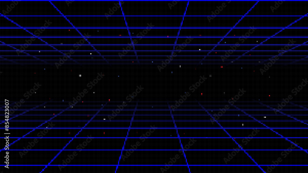 Aufkleber pixel art background.8 bit game.retro game. for game assets in vector illustrations.retro futurism s