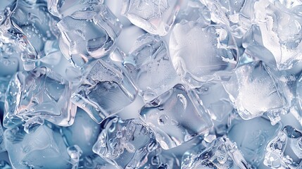 Ice cubes concept background