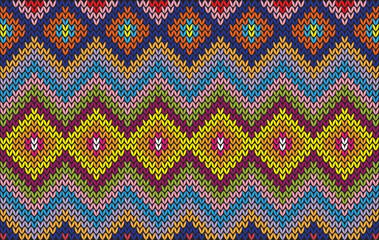 Ethnic monochrome seamless pattern. Background with Aztec geometric patterns. Print with a tribal theme. Fabric from the Navajo people. Abstract wallpaper in a modern style. Illustration in vector 