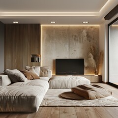 Cozy Modern Living Room Interior