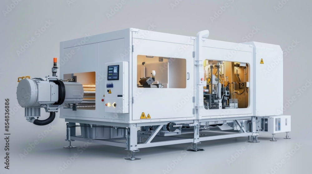 Leinwandbilder a mechanical device sitting on a table with a flat surface