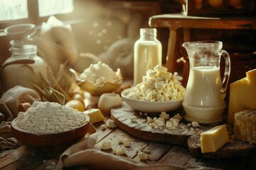 A table filled with diverse foods, perfect for event or party planning