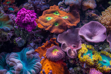 Fototapeta premium The extraordinary beauty of the underwater ecosystem