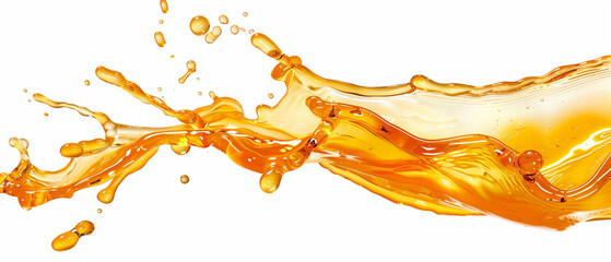 Splash of Orange Liquid