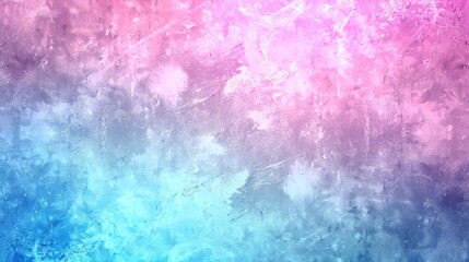 Pastel pink and blue abstract background with empty space, grainy noise, and grungy texture, featuring a color gradient, rough elements, bright light, and a glow template.