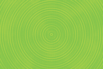 Peas green and yellow art retro background with halftone in comics style background. Abstract halftone background fit for social media post, presentation banner, poster, flyer, business card and more.