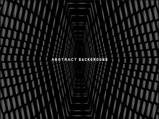 Abstract futuristic dark black background with modern design. Realistic 3d wallpaper with luxurious flowing lines. Elegant background for posters, websites, brochures, cards, banners, apps, etc.