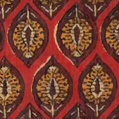 Ajrakh Pattern, Ikat, block print Pattern, batik print Pattern, madhubani, kalamkari, chinz, kani, Abstract, shirting design, Background digital printing textile pattern wallpaper	

