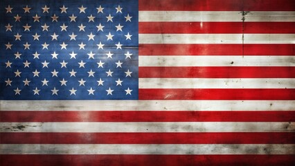 Fototapeta premium Background with USA painted flag