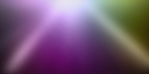 Abstract gradient background featuring a blend of purple, green, and white hues. Ideal for modern design, digital art, and creative projects seeking a smooth, harmonious transition of colors