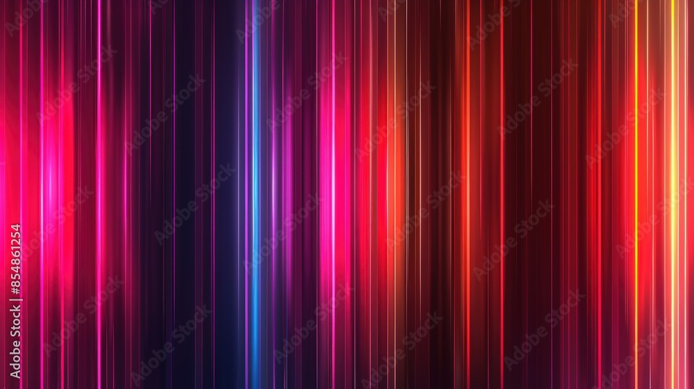 Canvas Prints a colorful, multi-colored stripe of light is displayed