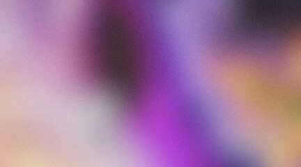 Pink purple orange noisy color gradient background, grainy texture effect, poster banner header backdrop design