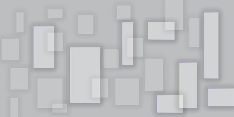 Abstract elegant background white and gray squares texture. Abstract white and grey geometric overlapping square pattern abstract futuristic background technology digital concept.