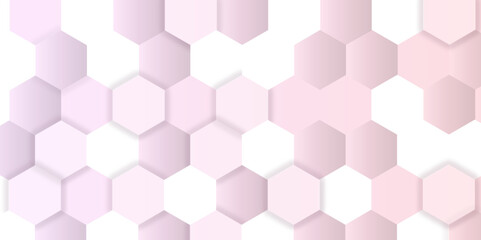 Abstract white background with hexagons. Abstract hexagon polygonal pattern background vector. seamless bright white Pattern with hexagons illustration of a honeycomb. Futuristic surface .