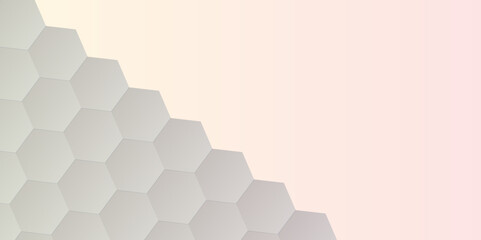 Abstract white background with hexagons. Abstract hexagon polygonal pattern background vector. seamless bright white Pattern with hexagons illustration of a honeycomb. Futuristic surface .
