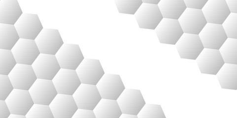 Abstract white background with hexagons. Abstract hexagon polygonal pattern background vector. seamless bright white Pattern with hexagons illustration of a honeycomb. Futuristic surface .