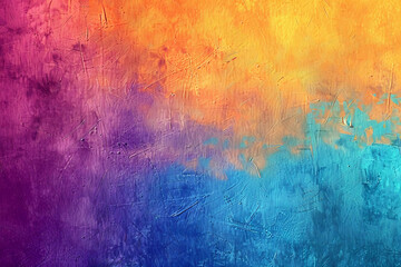 Fototapeta premium Modern abstract background, retro yellow orange blue gradient color texture concept illustration