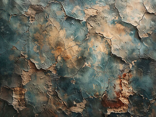 Naklejka premium Abstract surface vintage wall decoration rough grunge texture background design
