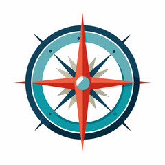 Old compass vector illustration 