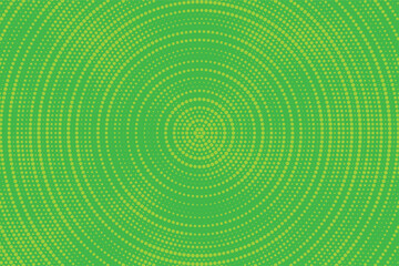 Vibrant green art retro background with halftone in comics style background. Abstract halftone background fit for social media post, presentation banner, poster, flyer, business card and more.