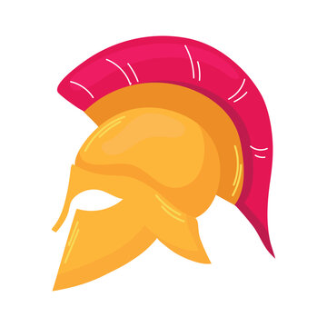 Spartan helmet icon clipart avatar logtotype isolated vector illustration