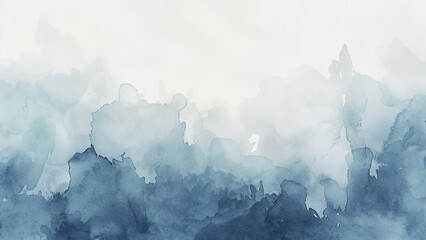 Fototapeta premium Whispers of Watercolor: A Minimalist Abstract with Faded Hues