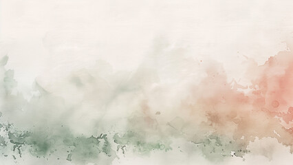 Whispers of Watercolor: A Minimalist Abstract with Faded Hues