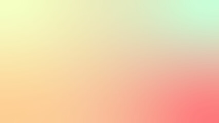 Smooth gradient background Pastel colors, Bright color palette. Abstract gradient background illustration. Collection of gradient covers, banners, posters, page illustration design inspiration