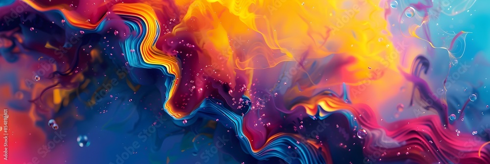 Aufkleber captivating celestial swirl a mesmerizing journey through cosmic chromatics